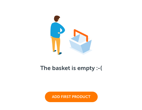 empty cart